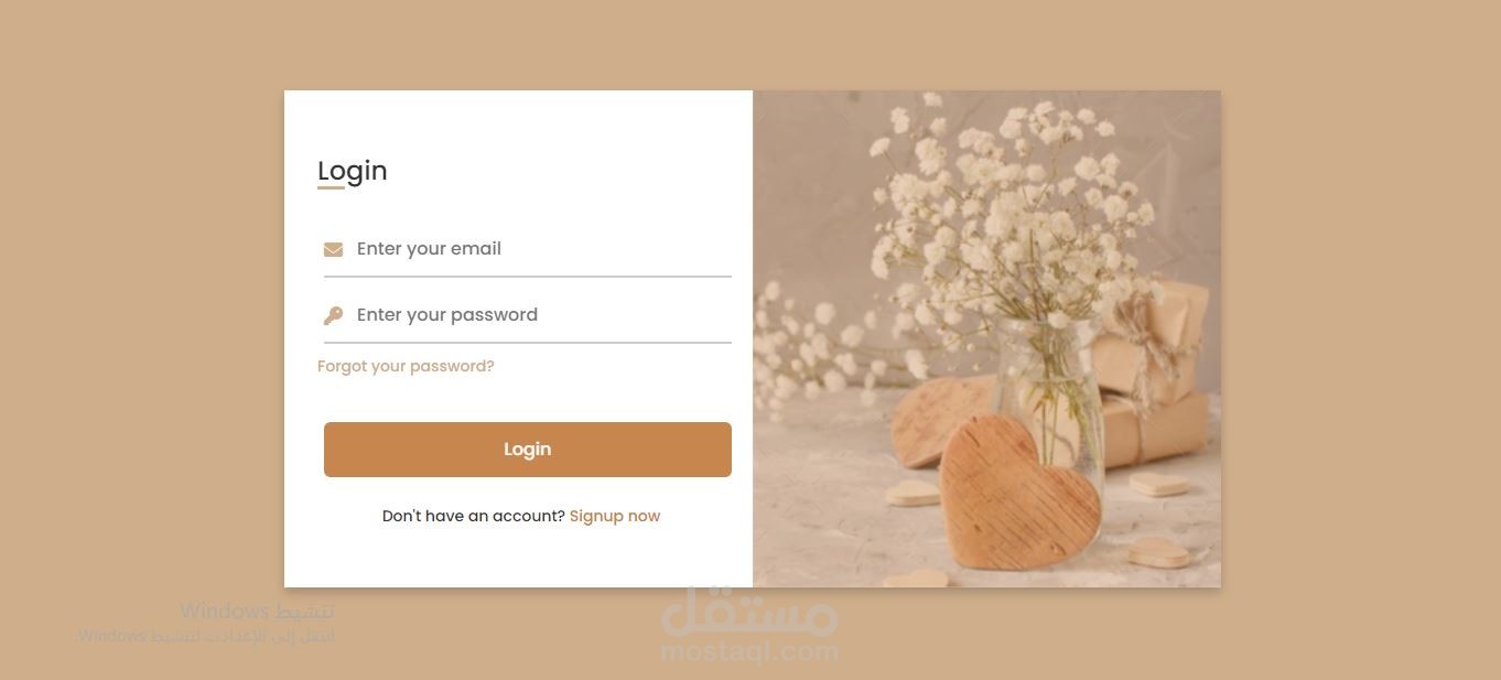 Login And Sign Up Form