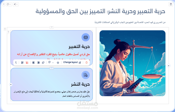 الضوابط القانونية للنشر