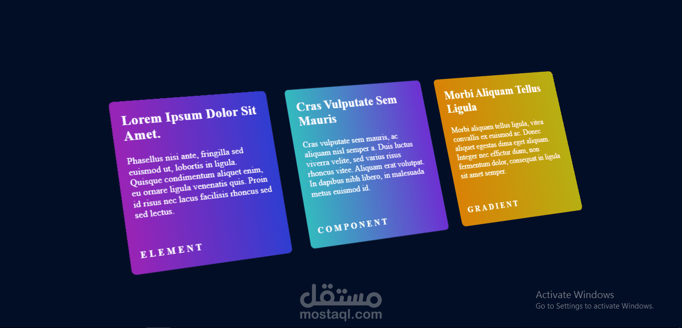 3D HTML,CSS | Abdo Adel Abdo