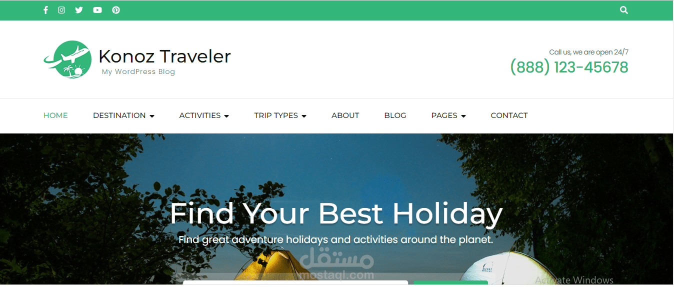 Travel & Tour Booking Website