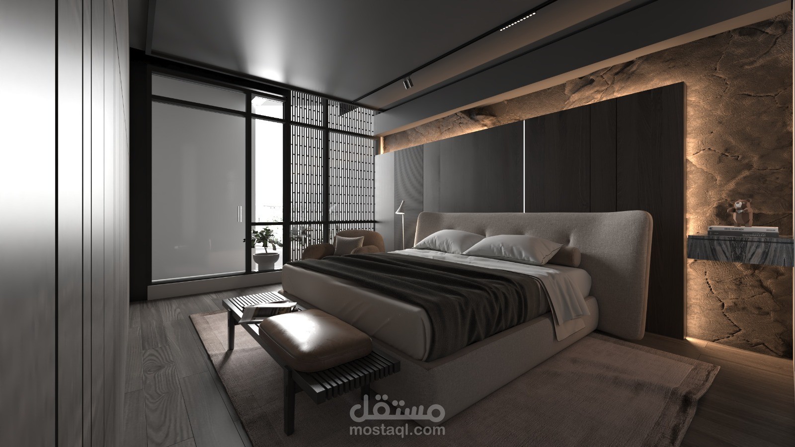 Master bedroom (modern dining)