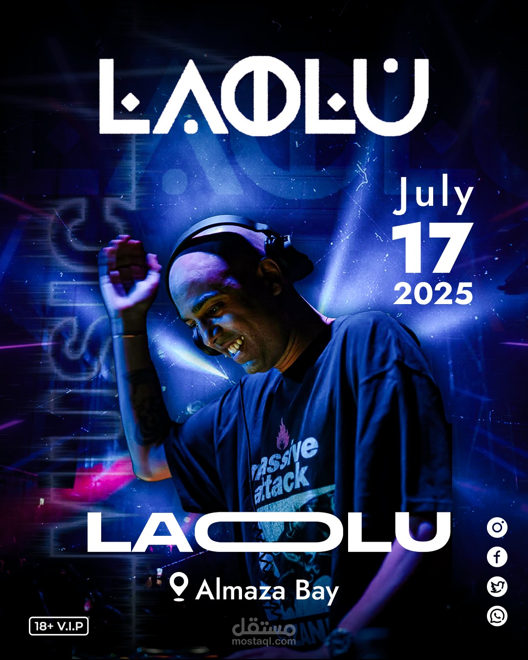 post social media for Dj