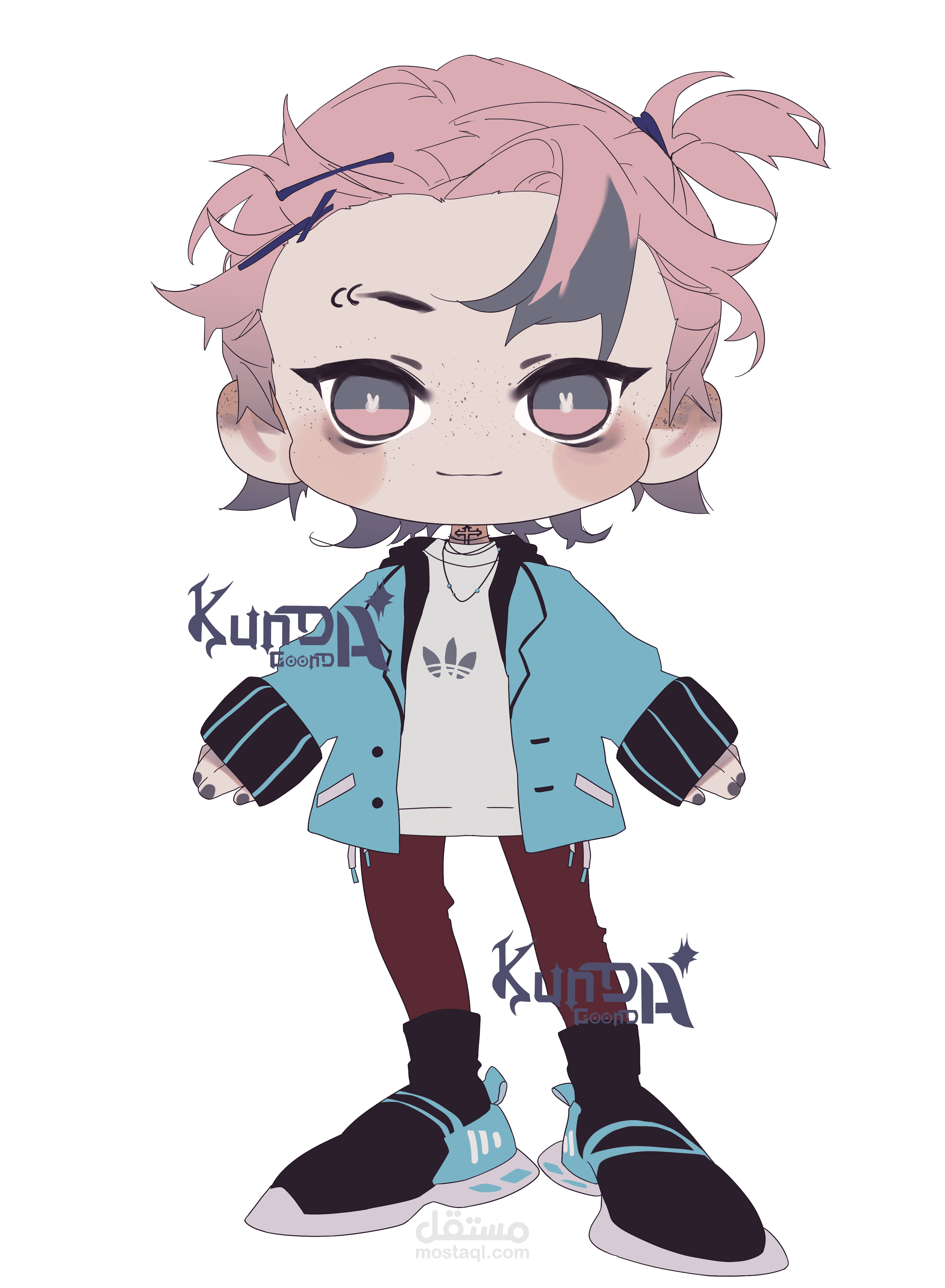 تصميم شخصيات انمي/تشيبي لطيفة