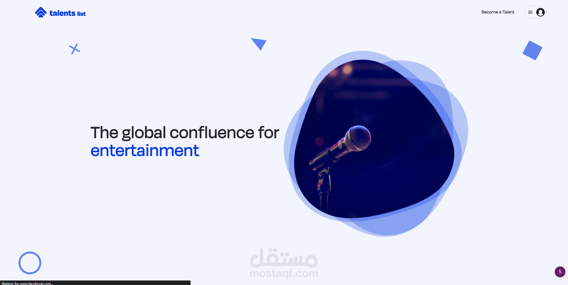 منصة لتشبيك المواهب - Talents List