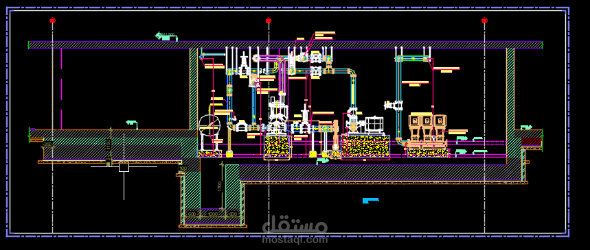 SECTION FOR PUMP ROOM