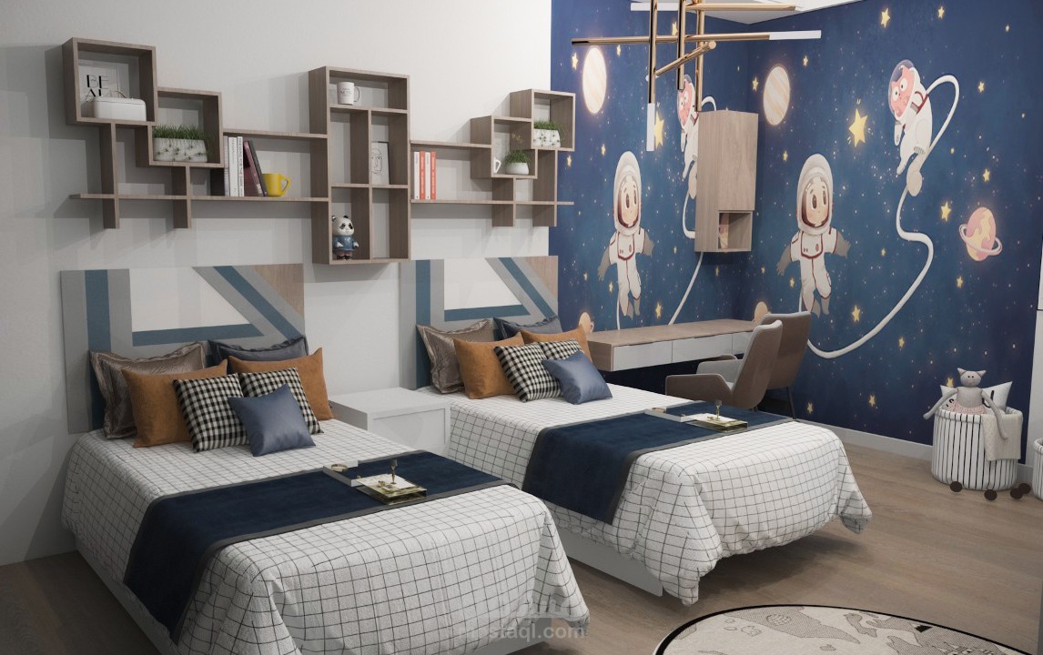 modern kids room