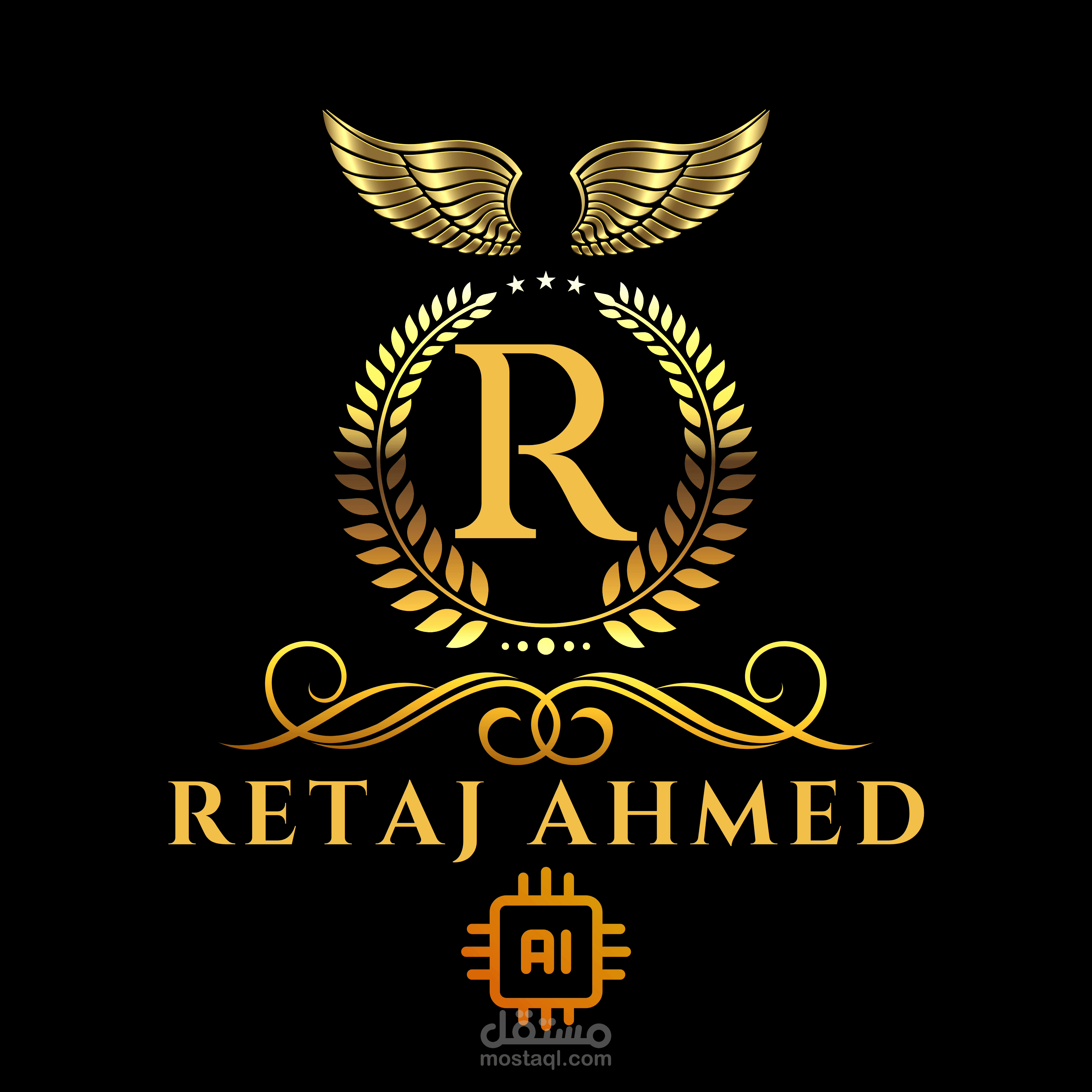 Logo with name Retaj