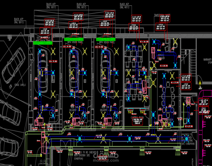 Car Dealership and Mantainence Center HVAC Design