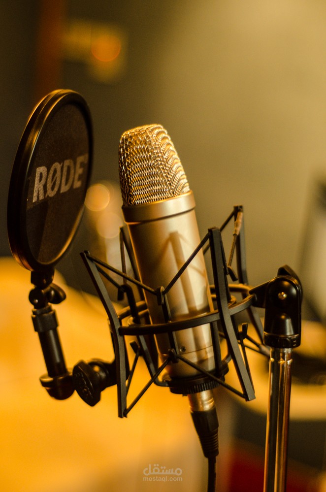 تعليق صوتي  ( voice over )