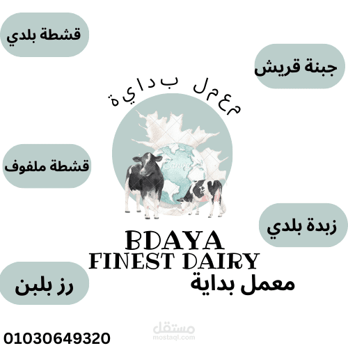 تصميم لمعمل بداية لمنتجات الألبان