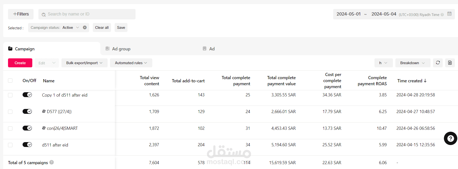 حملة اعلانيه لمتجر عبايات بالمملكة العربيه السعودية