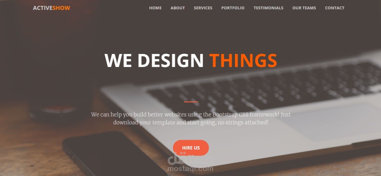 ACTIVESHOW LANDING PAGE