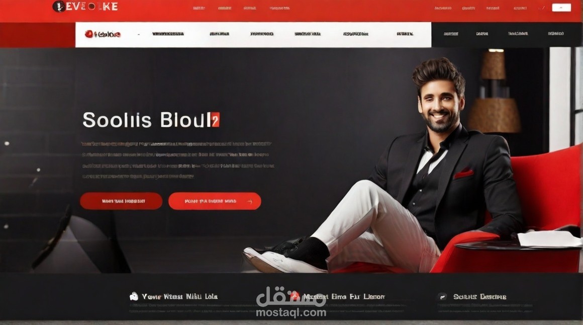 واجهه موقع احترافيه