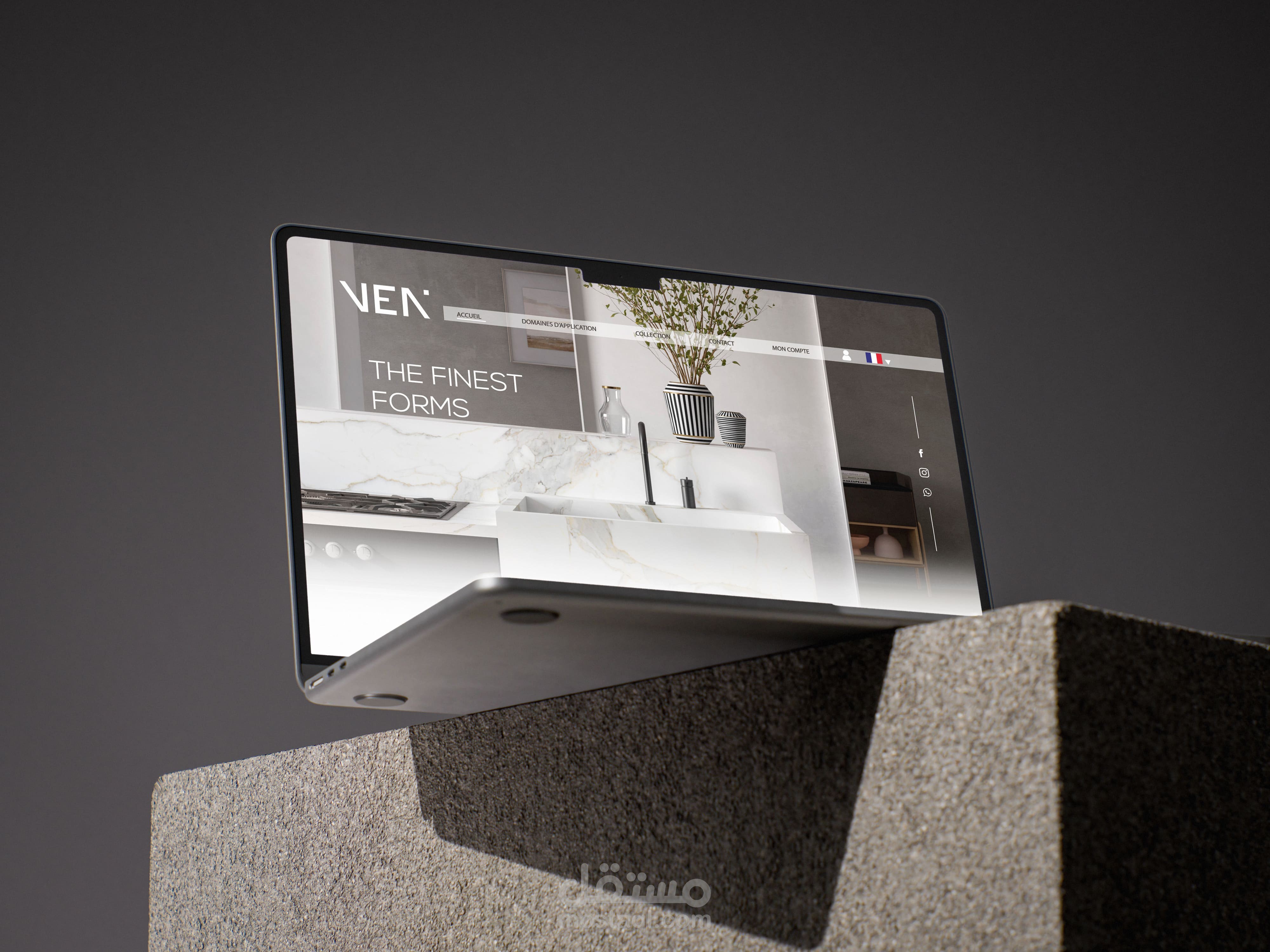 تصميم صفحة رئيسية لموقع إلكتروني احترافي