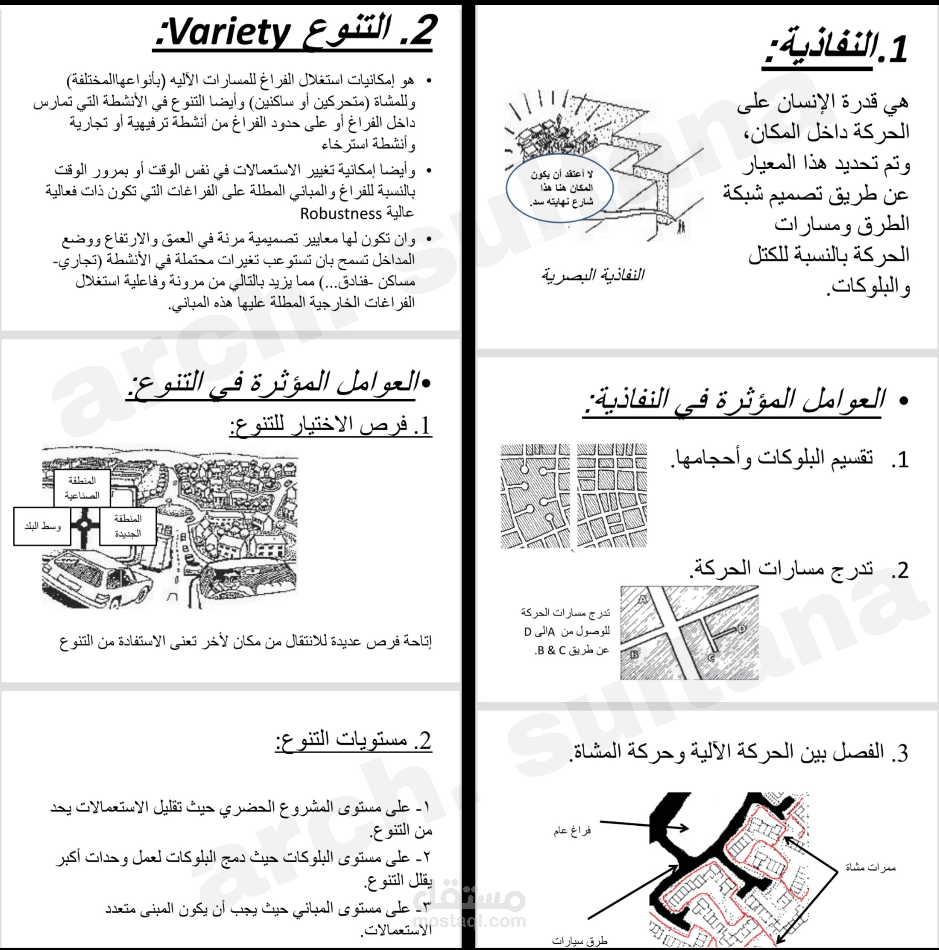 بحث علمي عن التصميم العمراني