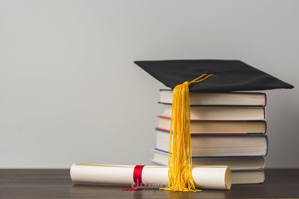 نموذج عمل على البحوث الجامعية .