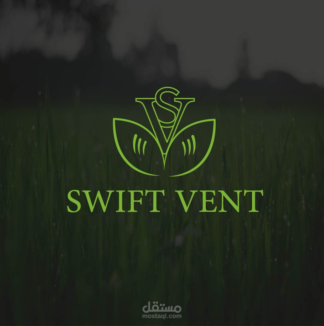 تصميم شعار لشركة swift vent