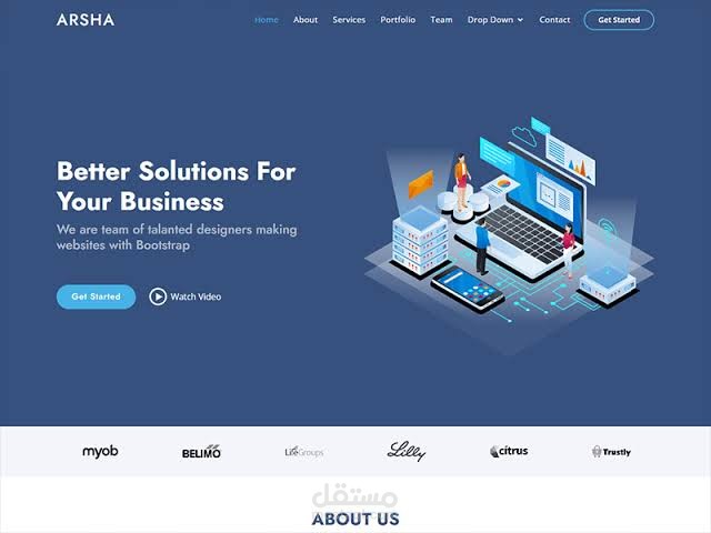 موقع لشركة arasha