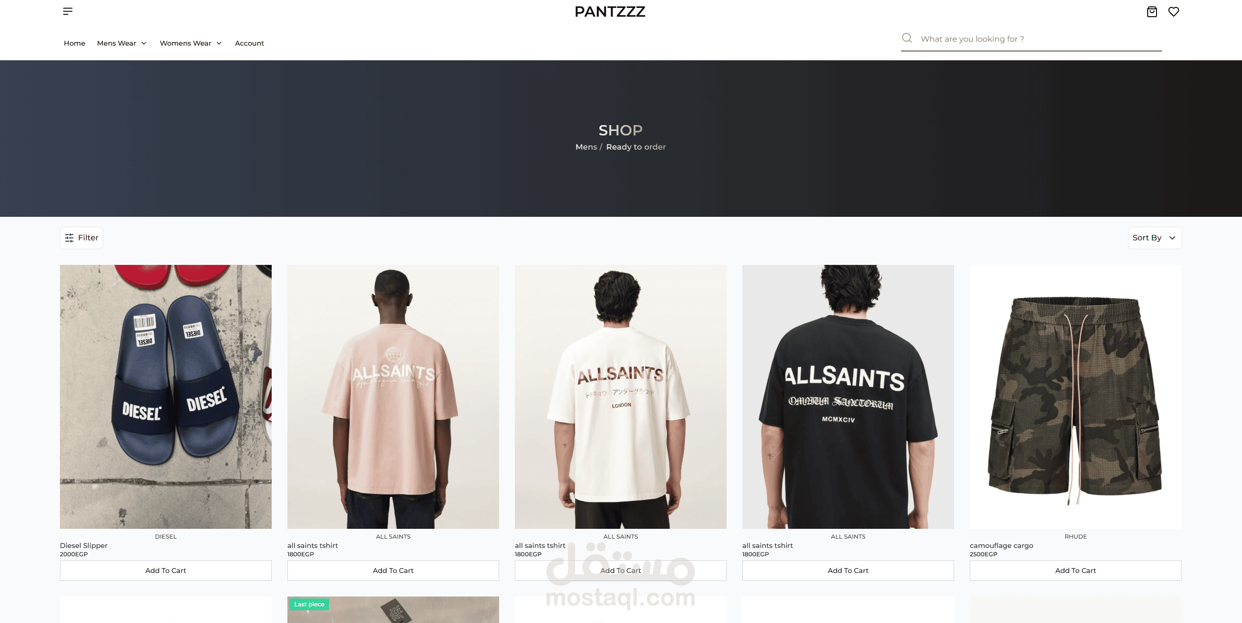 Pantzzz Store – منصة تجارة إلكترونية متكاملة للملابس