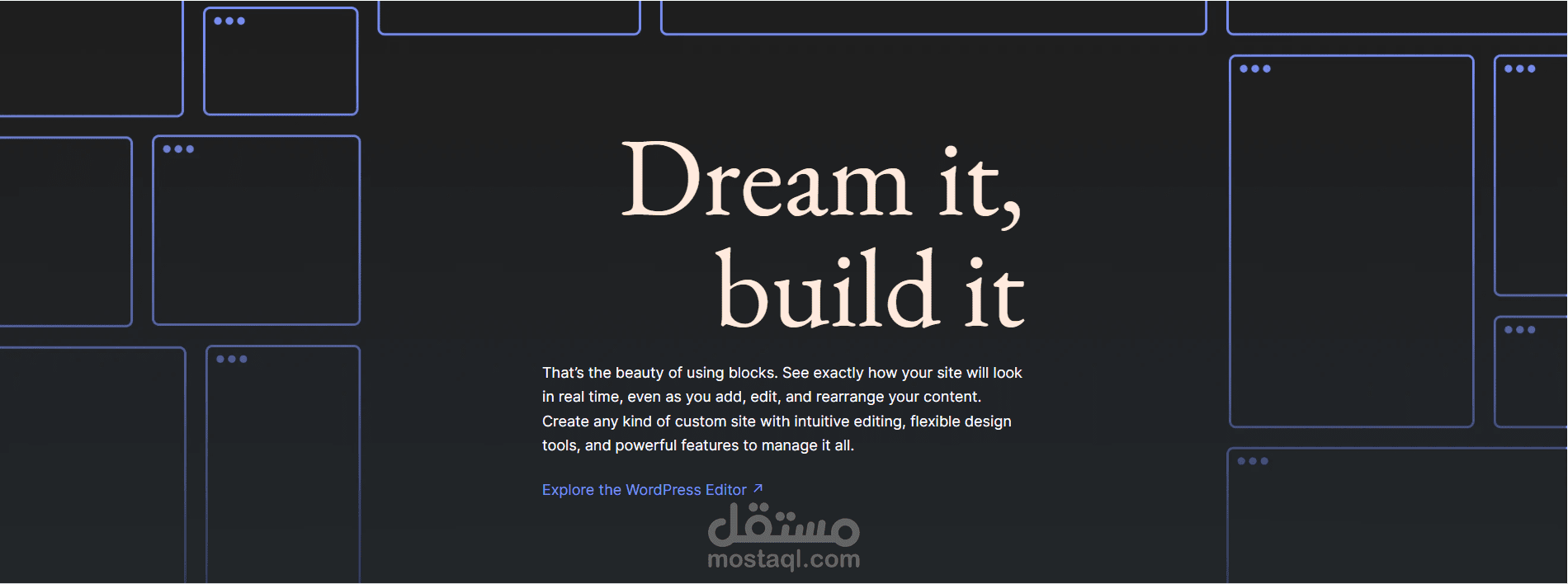 انشاء موقع بالوردبريس