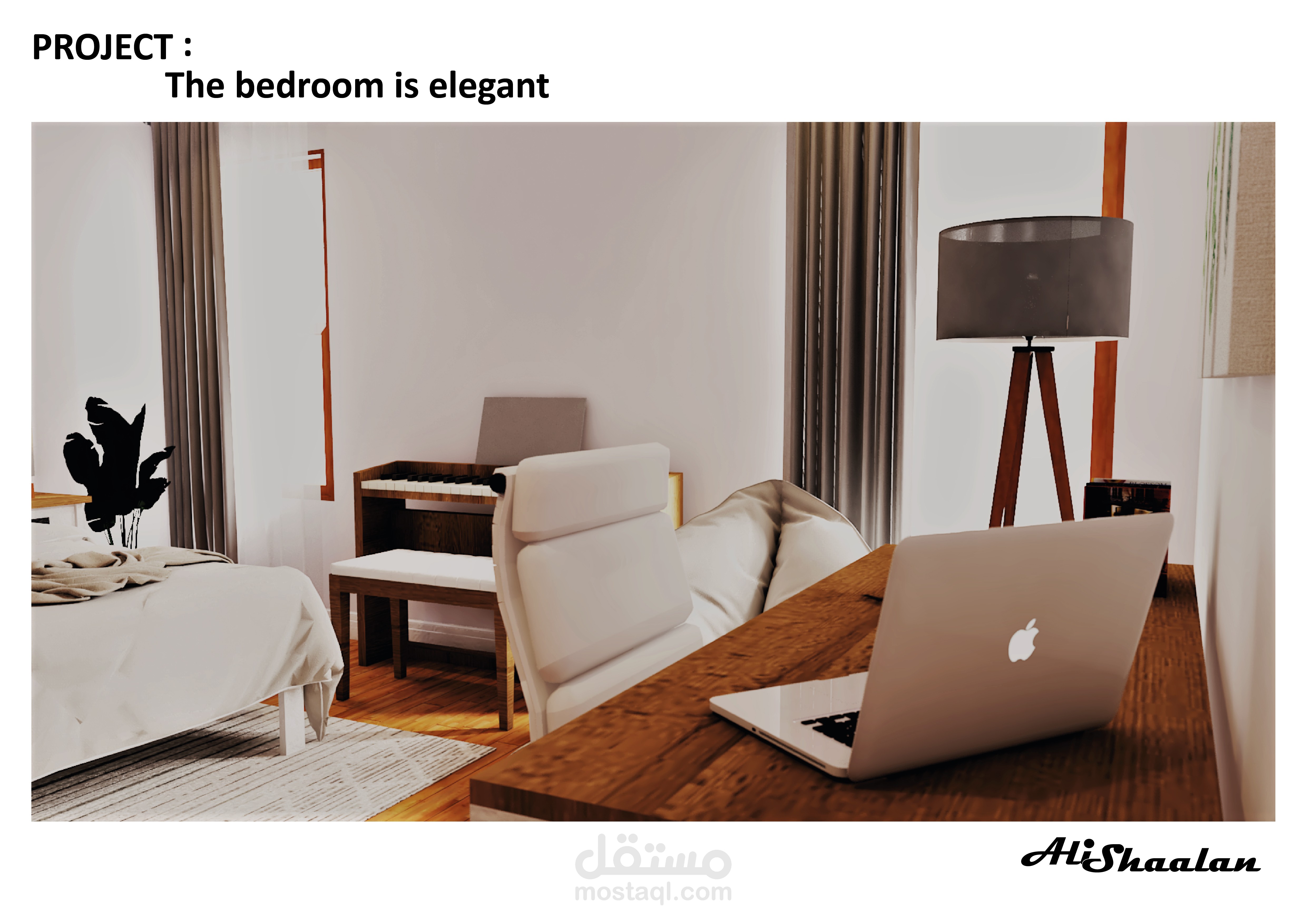 Complete Bedroom Interior Design + Full Execution Drawings