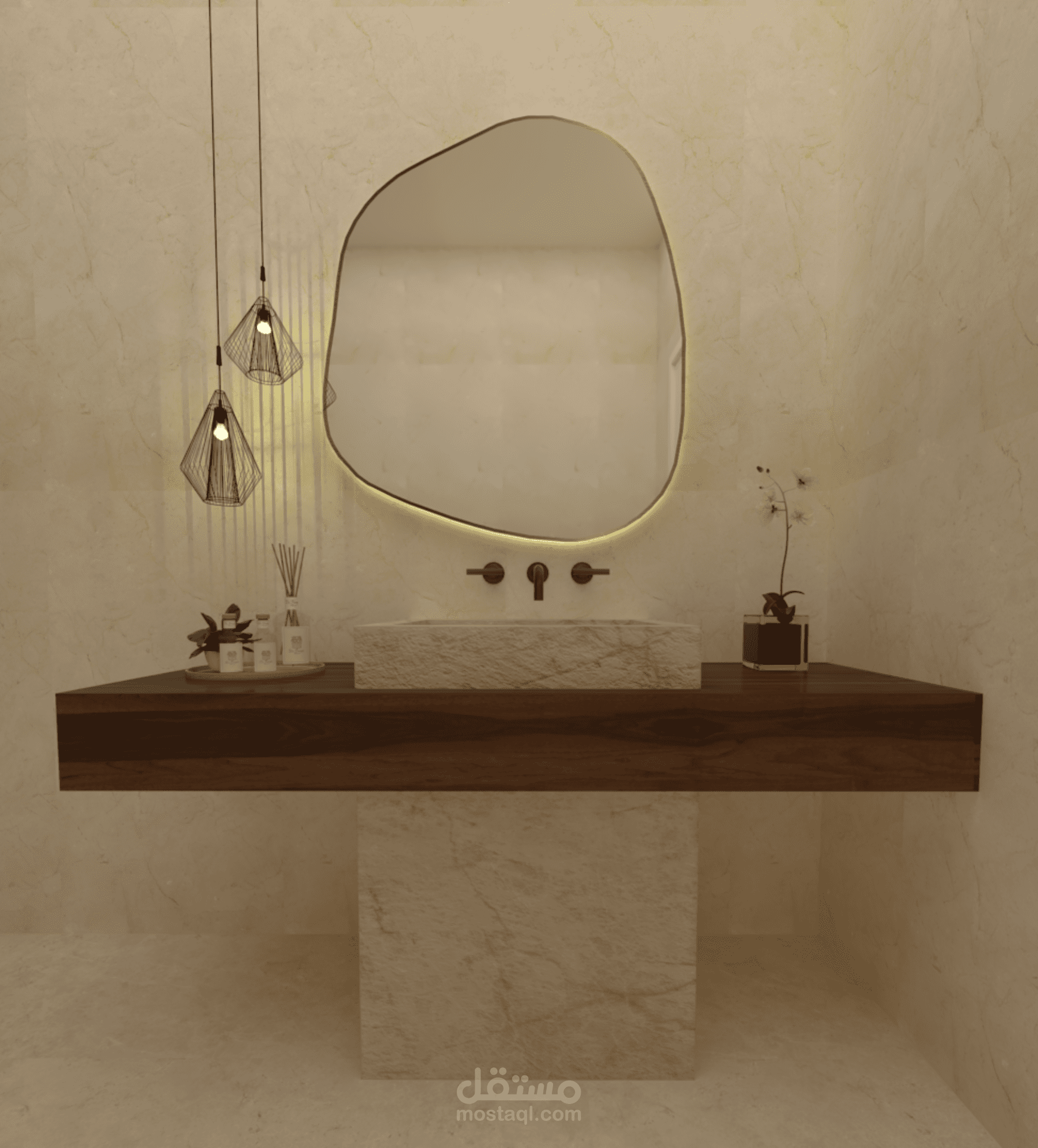 تصميم مغاسل عصرية وحديثة