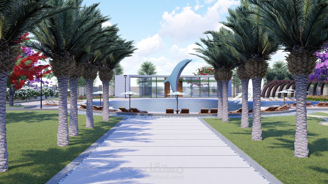 تصميم حدائق خارجية