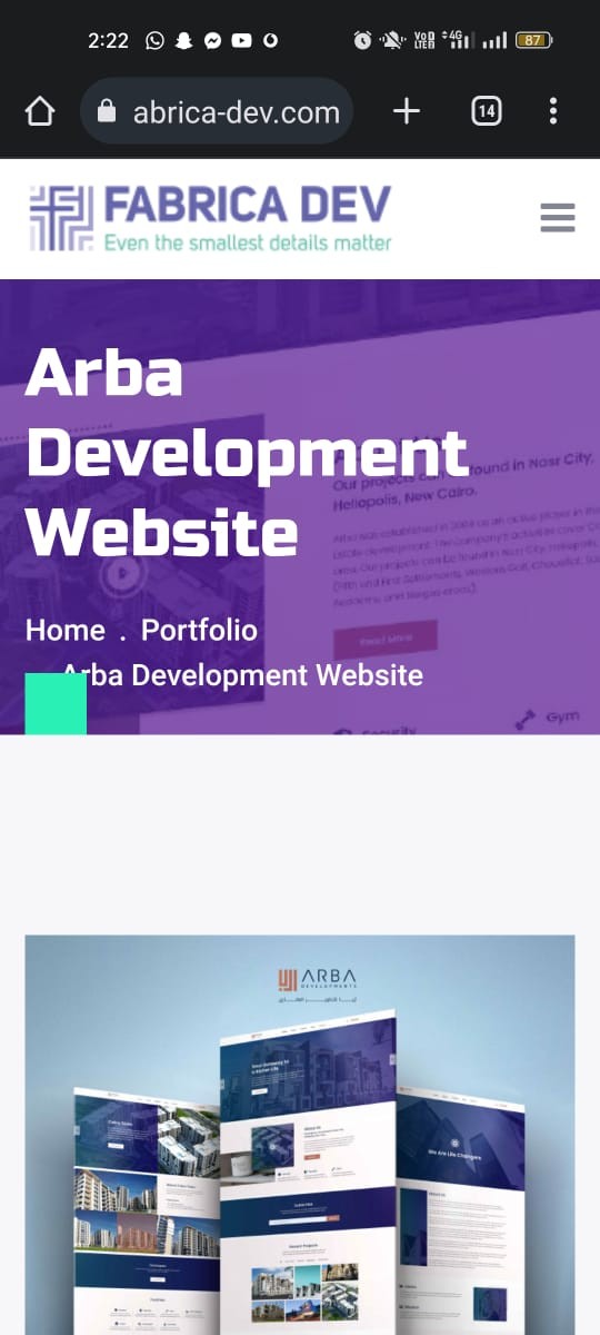 website and portfolio
