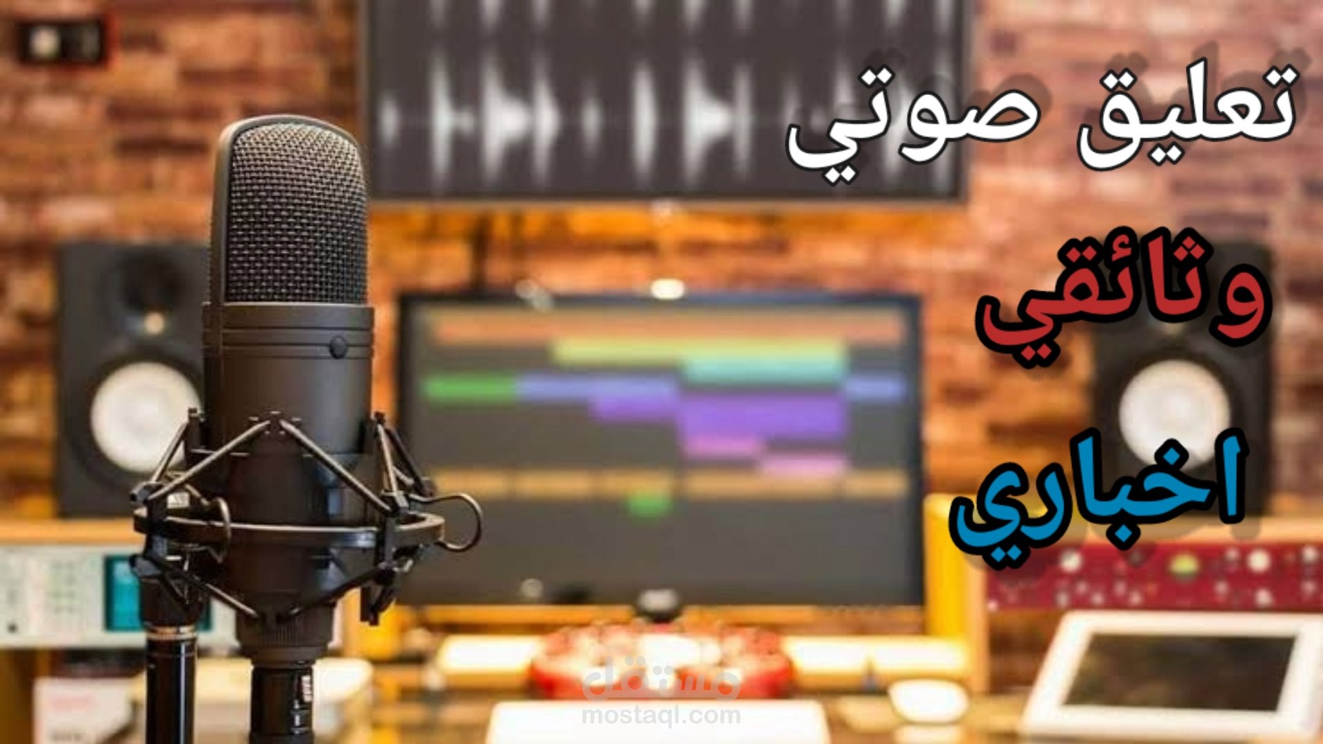 أدائي الصوتي على مقطع وثائقي و تقرير اخباري