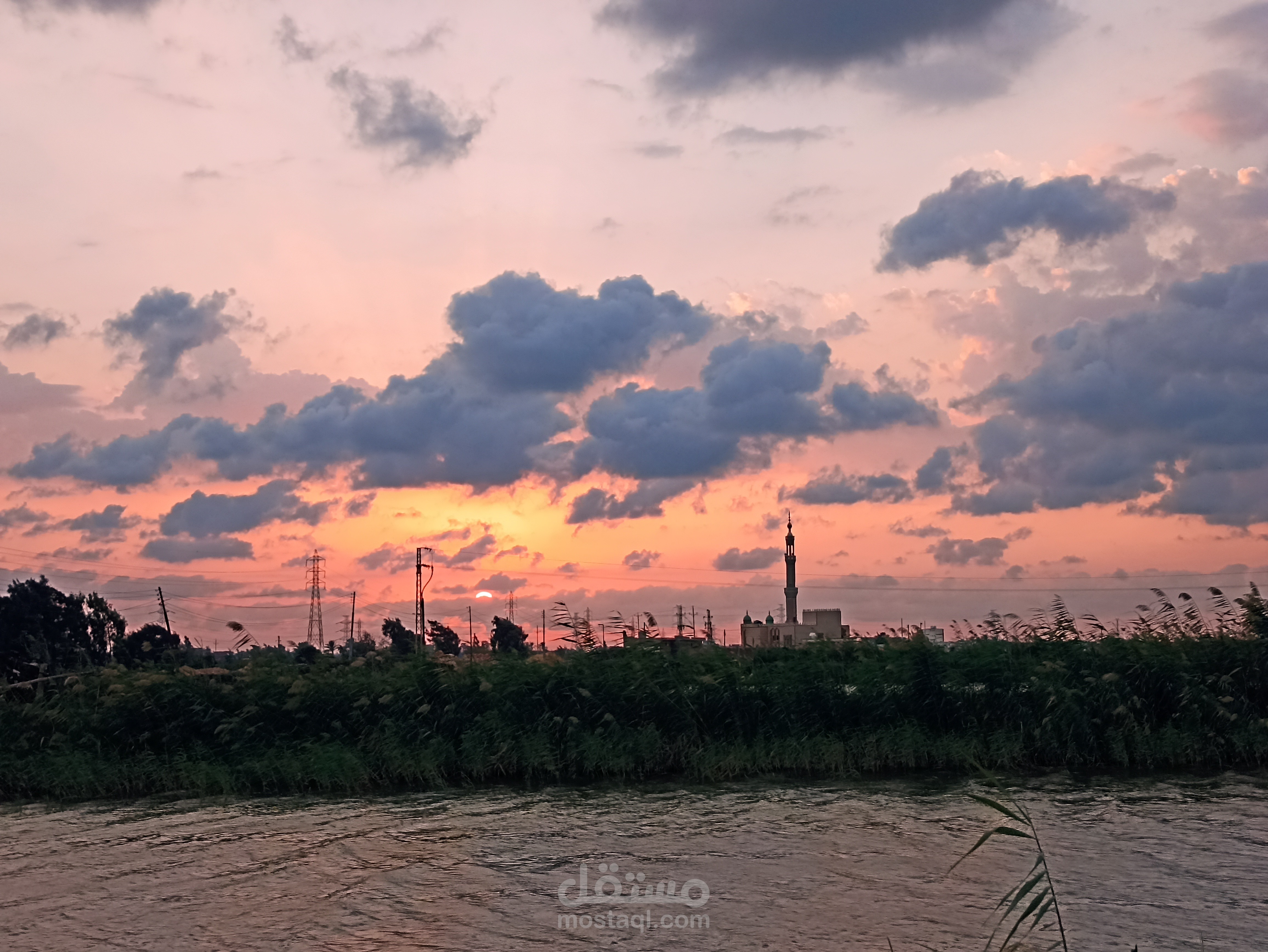 تصوير غروب الشمس