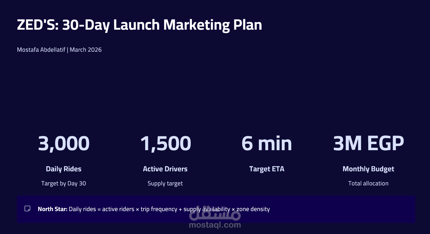ZED's Marketing plan