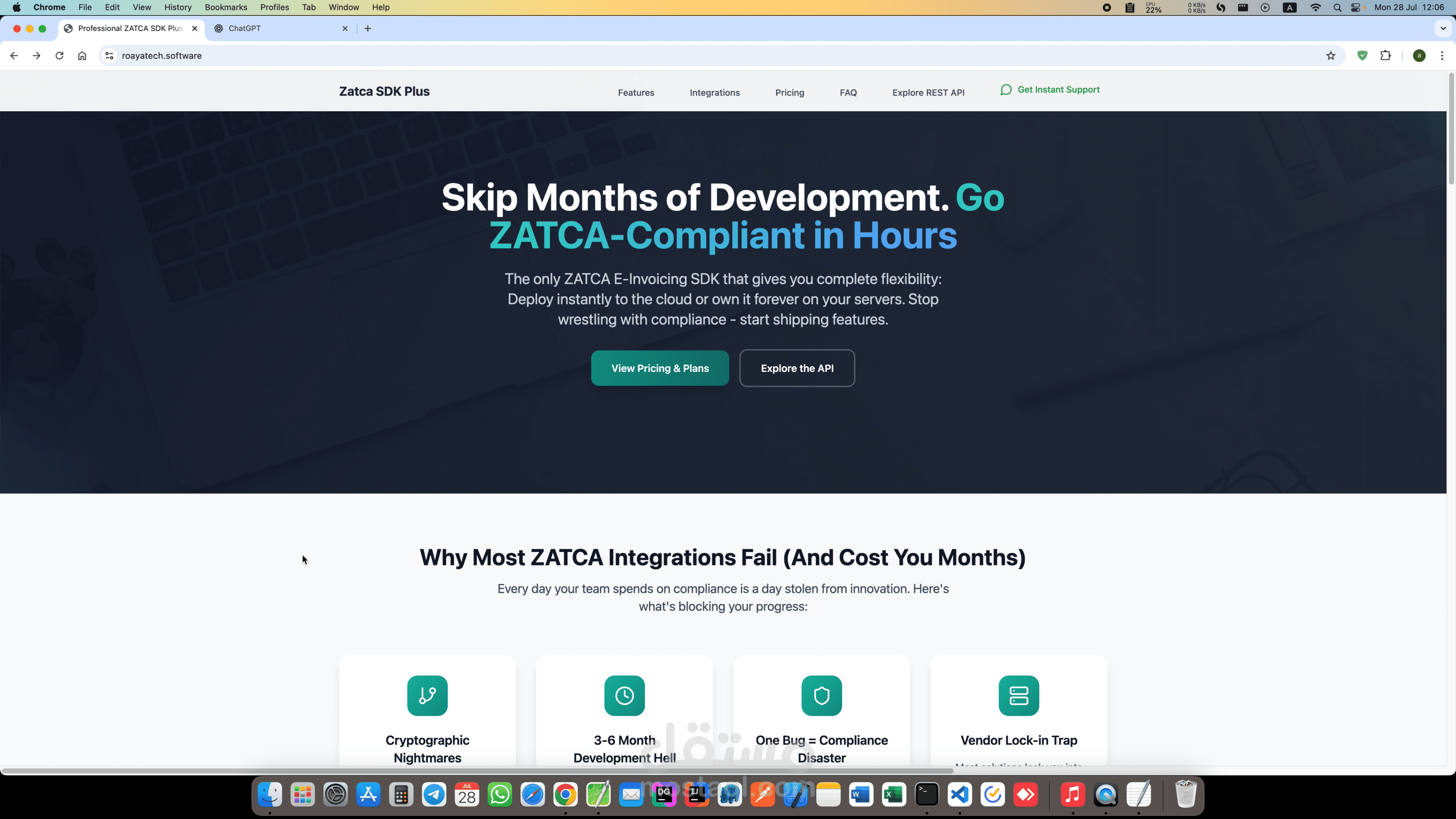 مشروع Zatca sdk plus