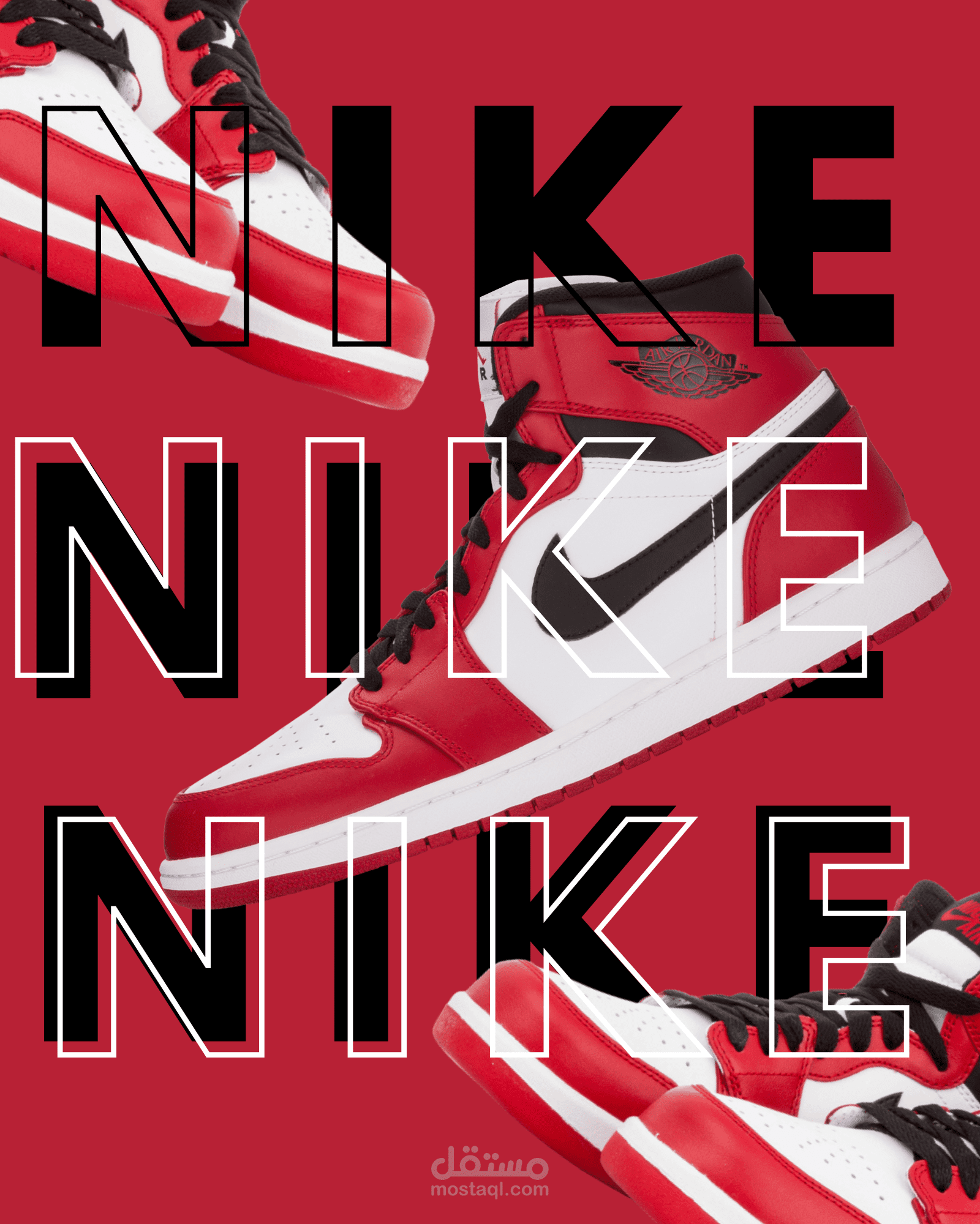Nike jordan social media design