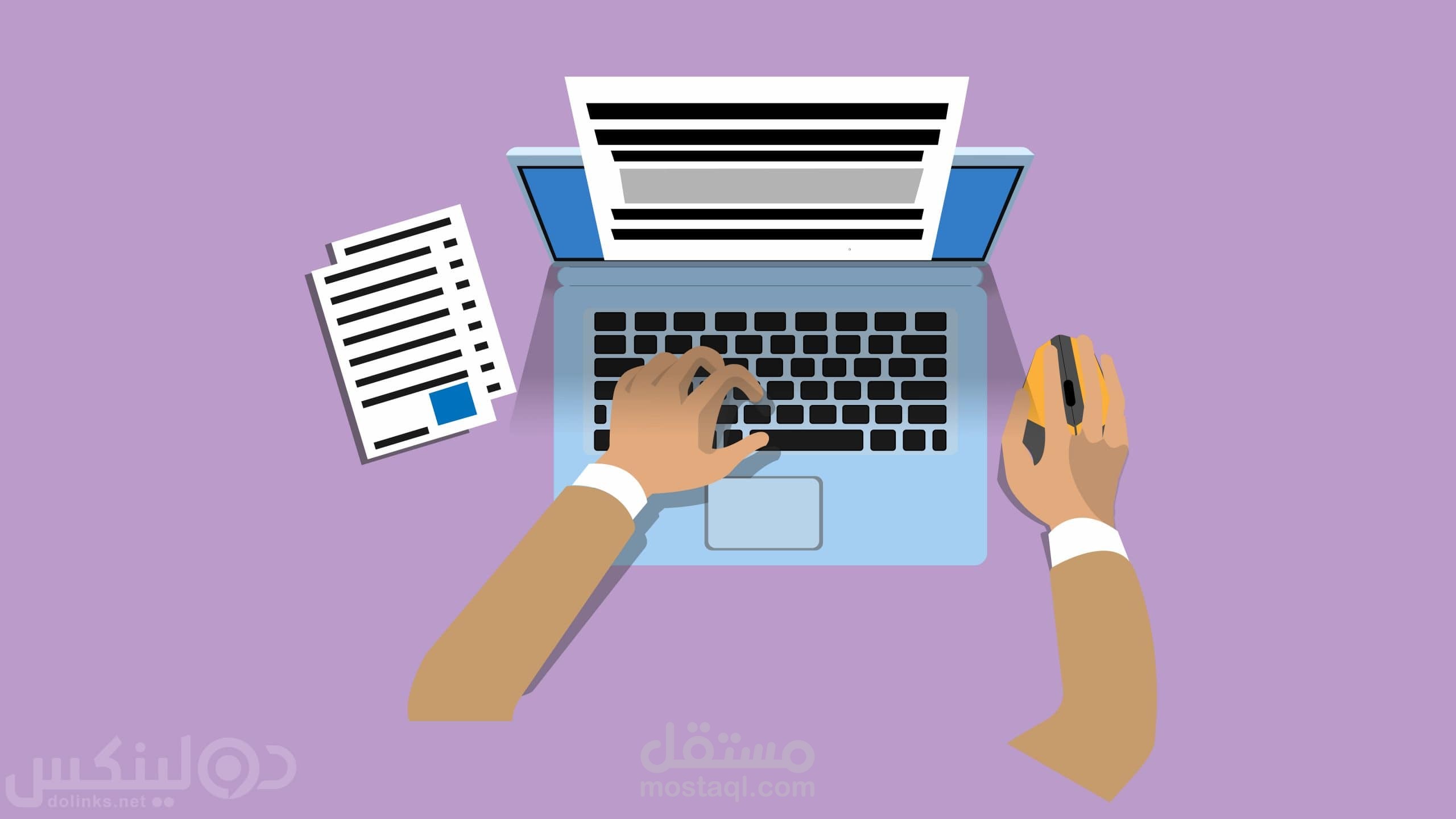 كتابة ملفات تحتوي على جداول ومخططات