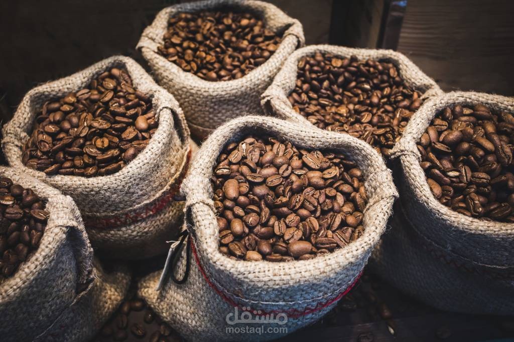 محاصيل و ادوات قهوة