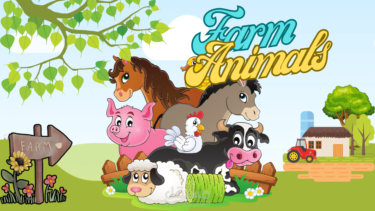ريلز  تعليمى Farm animals
