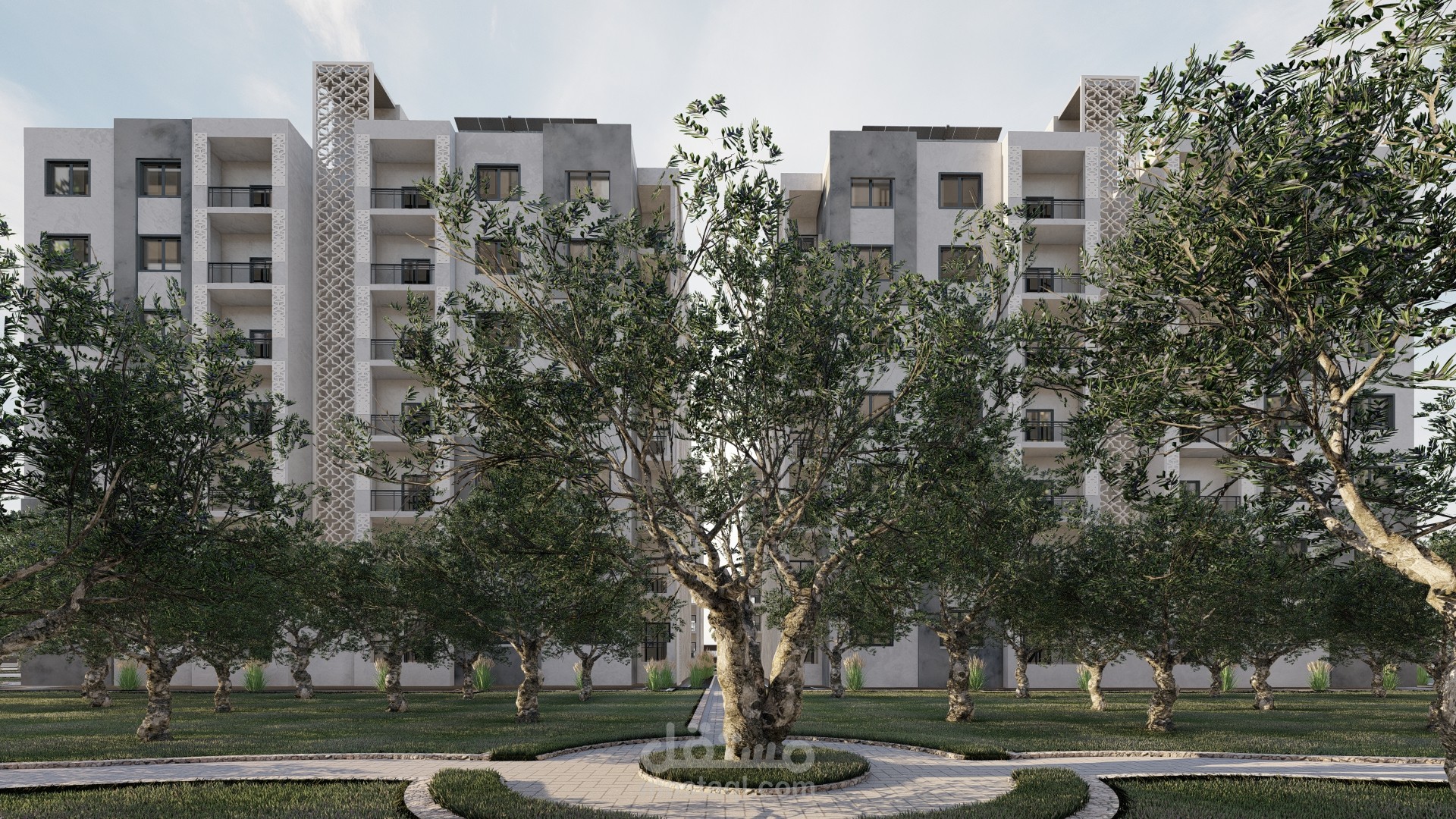 مجمع سكني مكتفي ذاتيا لمتضرري الحروب