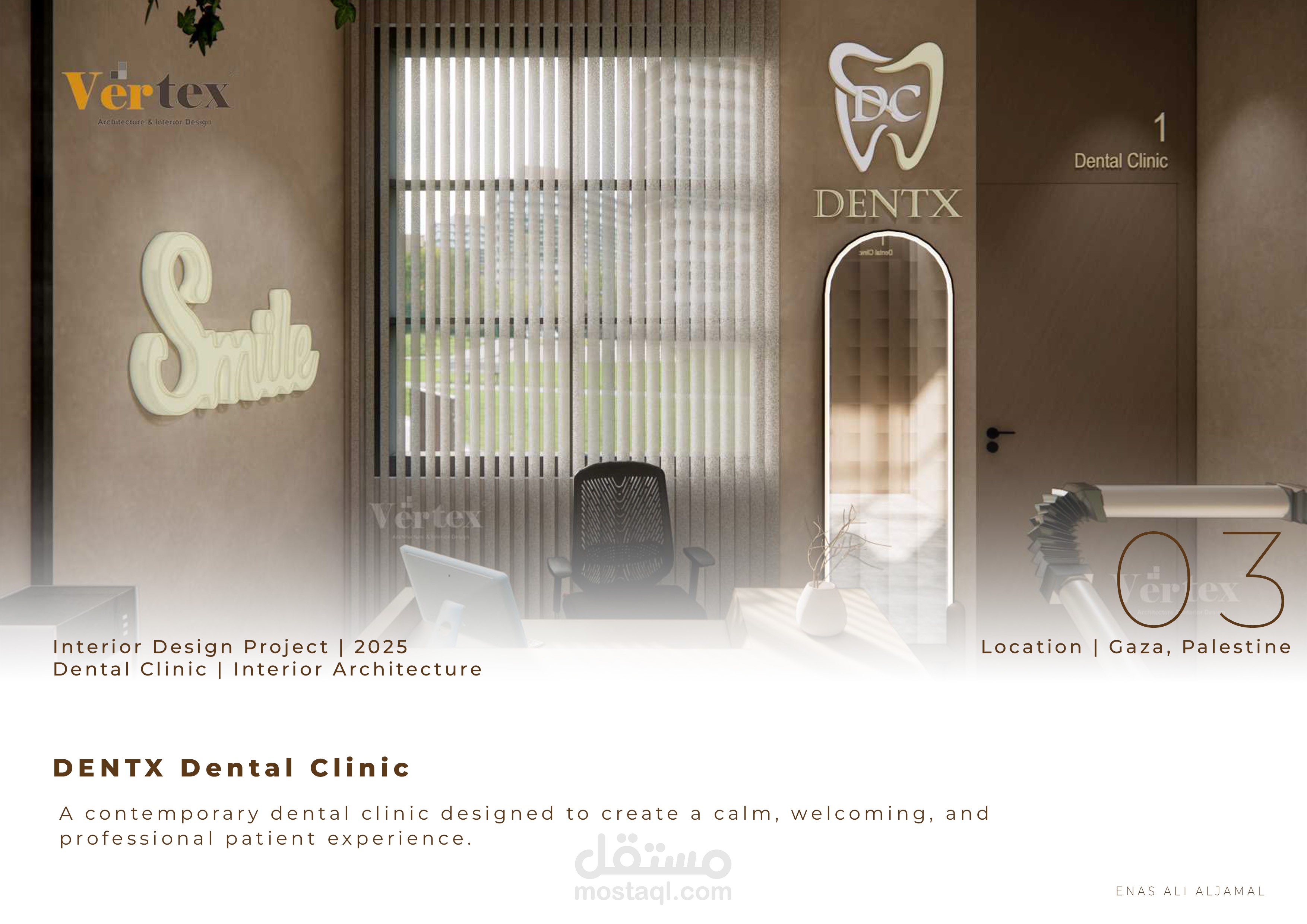 Modern Luxury Dental Clinic | Interior Design & 3D Visualization