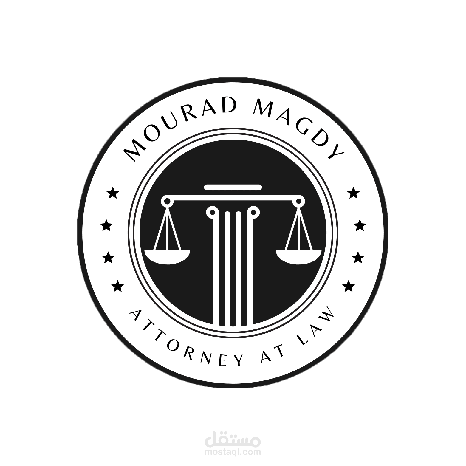 تصميم شعار (لوجو) شخصي لمحامي