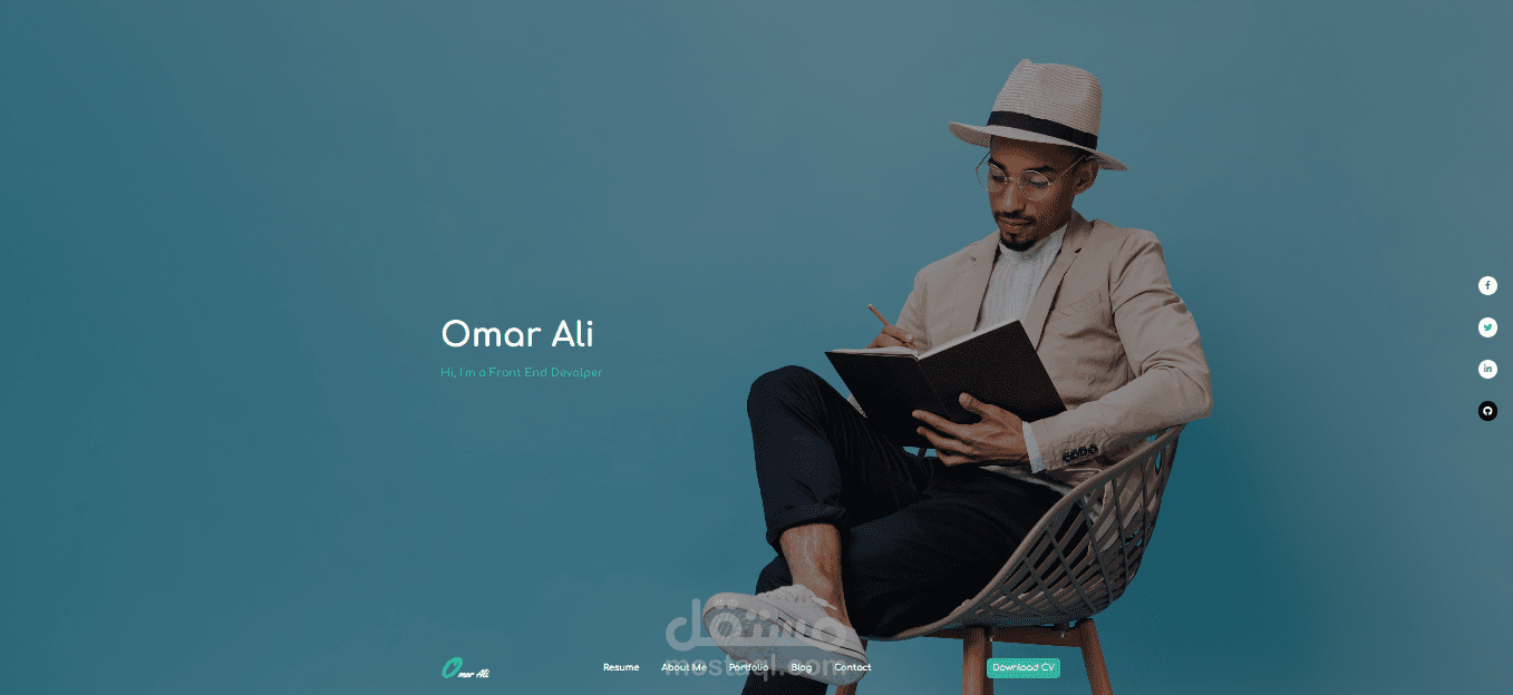 multiple pages personal website