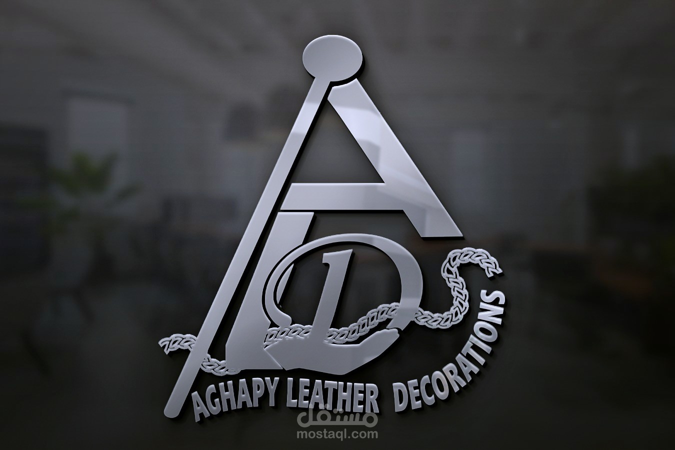 لوجو لشركة تقوم بتنفيذ اعمال هاند ميد