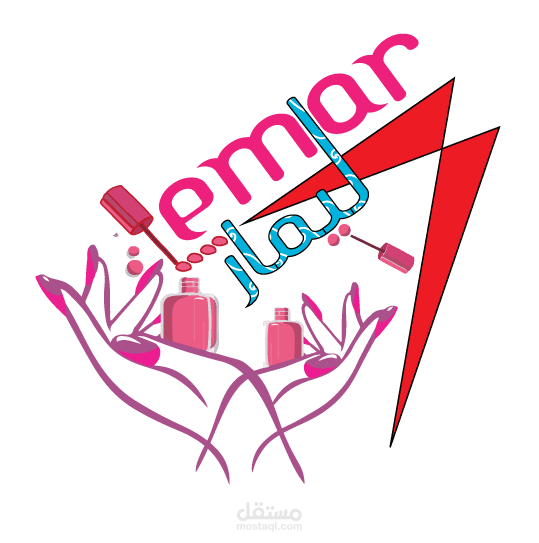 لوجو nails beauty Center "Lemar"