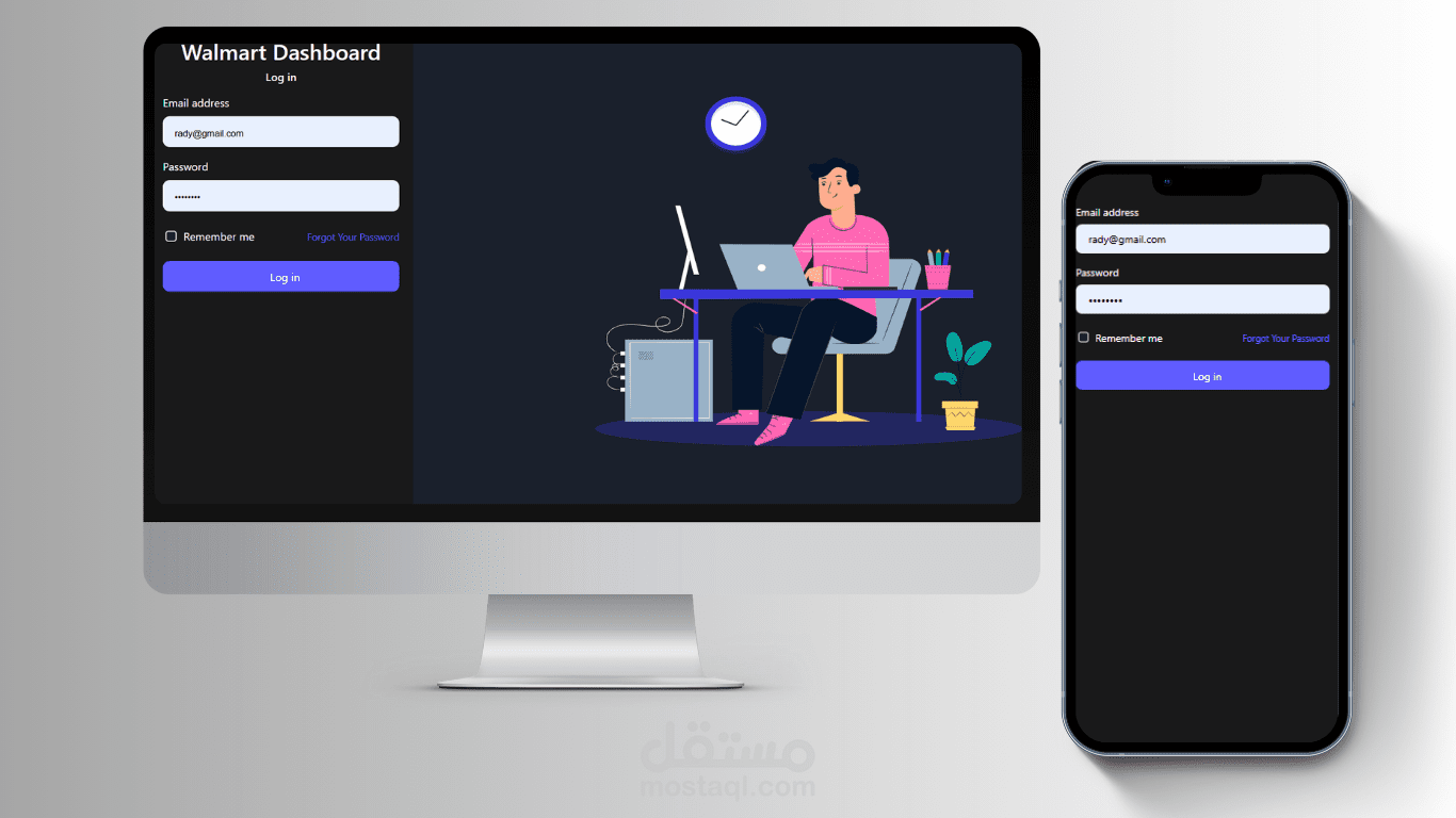 Walmart Dashbord Using Angular.js