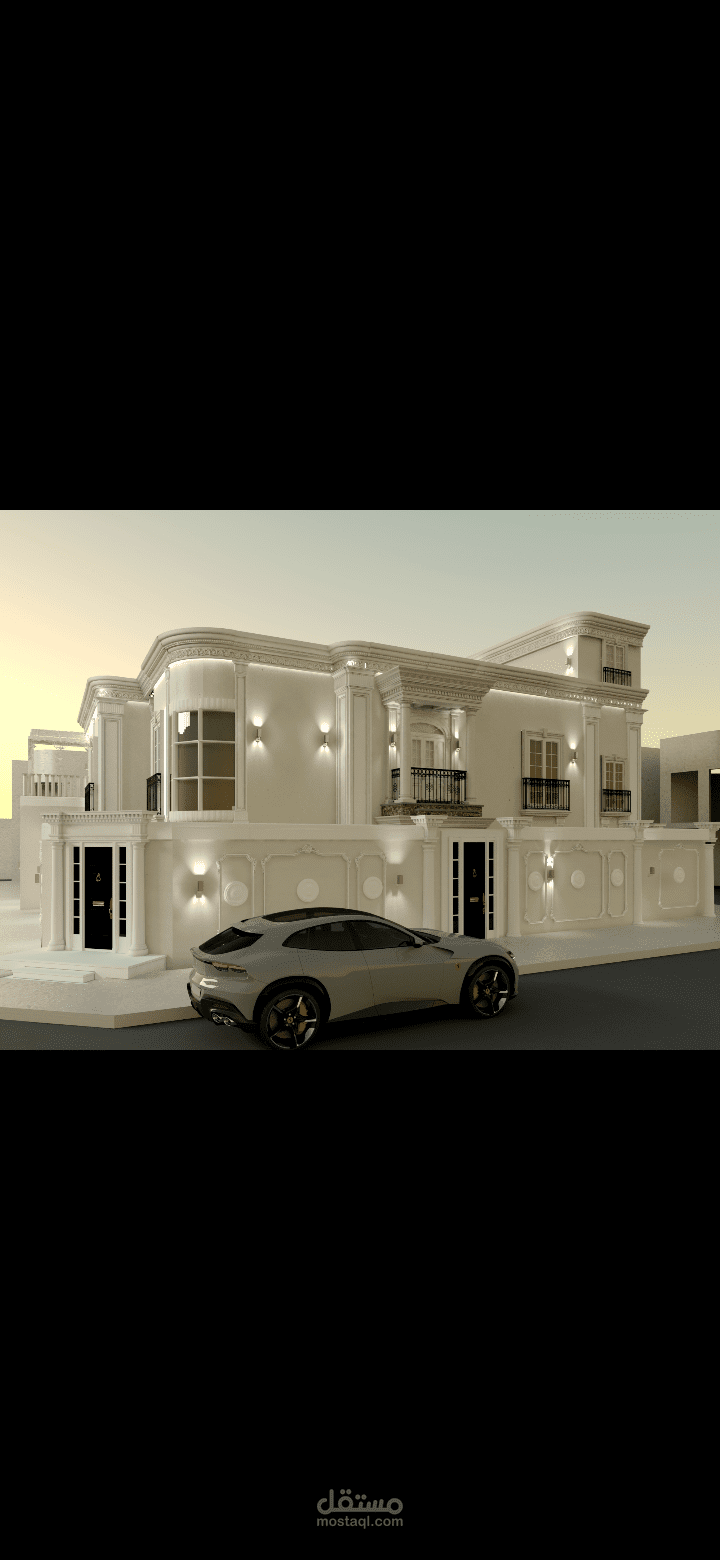 تصميم واجهة فيلا