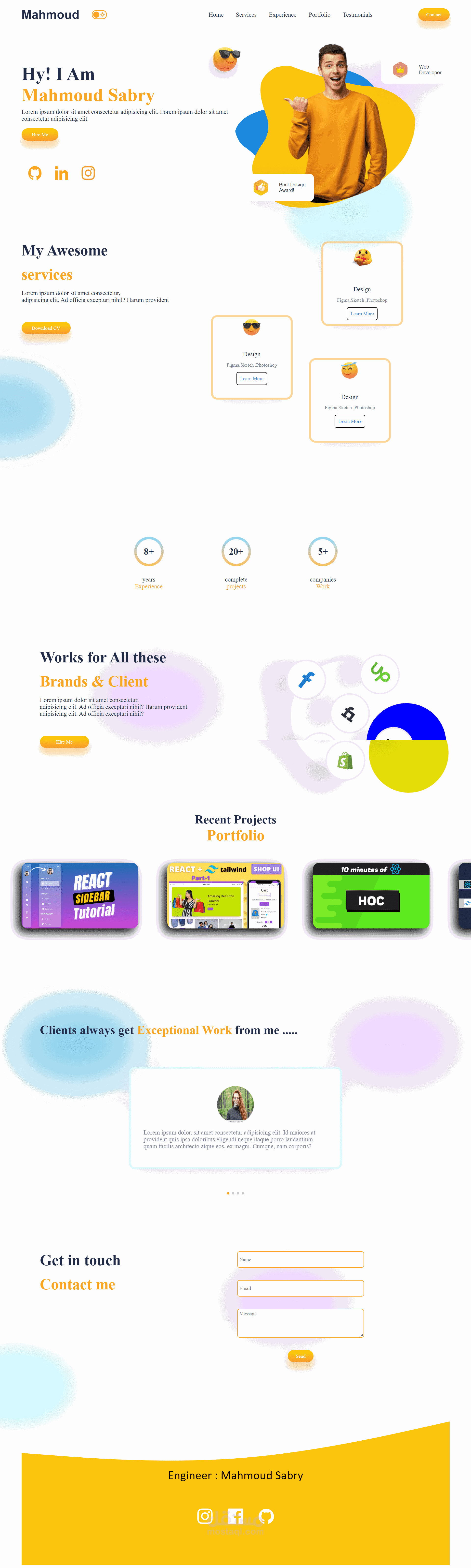 Attractive Portfolio .