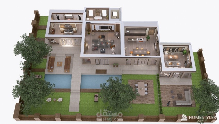 تصميم خارجي لفيلا