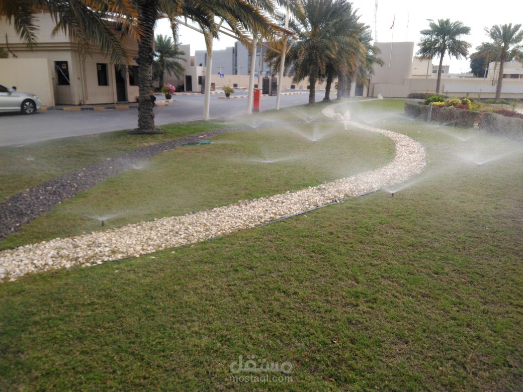 اعمال  انشاء وصيانه الحدائق