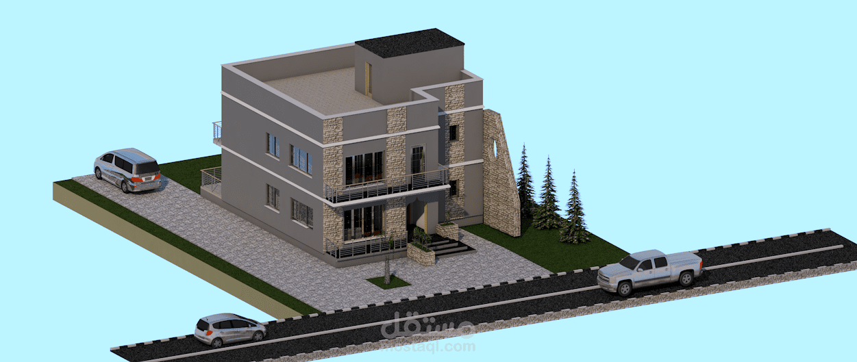 تصميم اعمال انشائيه ومدنيه على برنامج ارشيكات و robot sttructural analysis و tekla steel tekla concrete