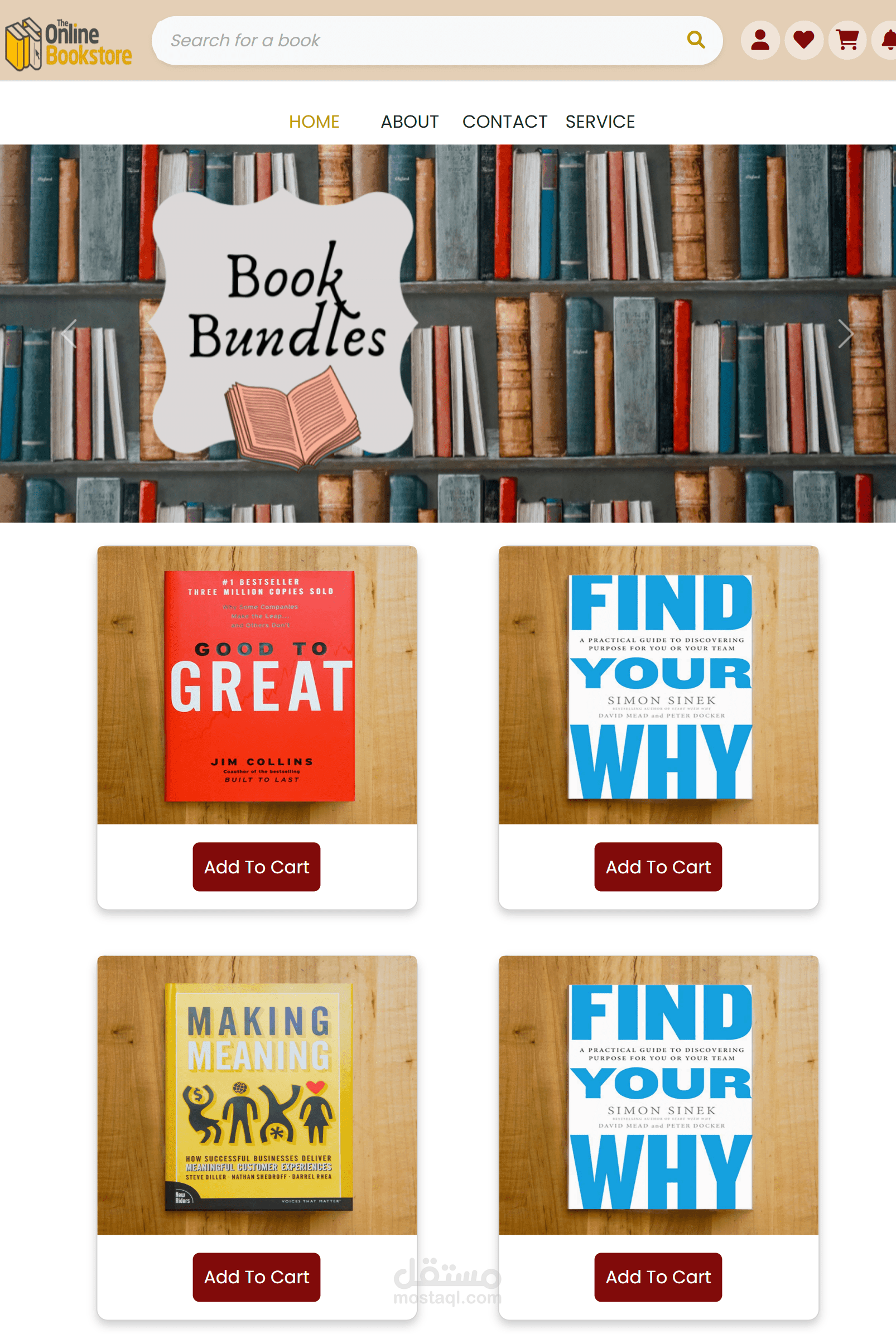 تطوير صفحات ويب تفاعلية باستخدام HTML وCSS وJavaScript وBootstrap وjQuery