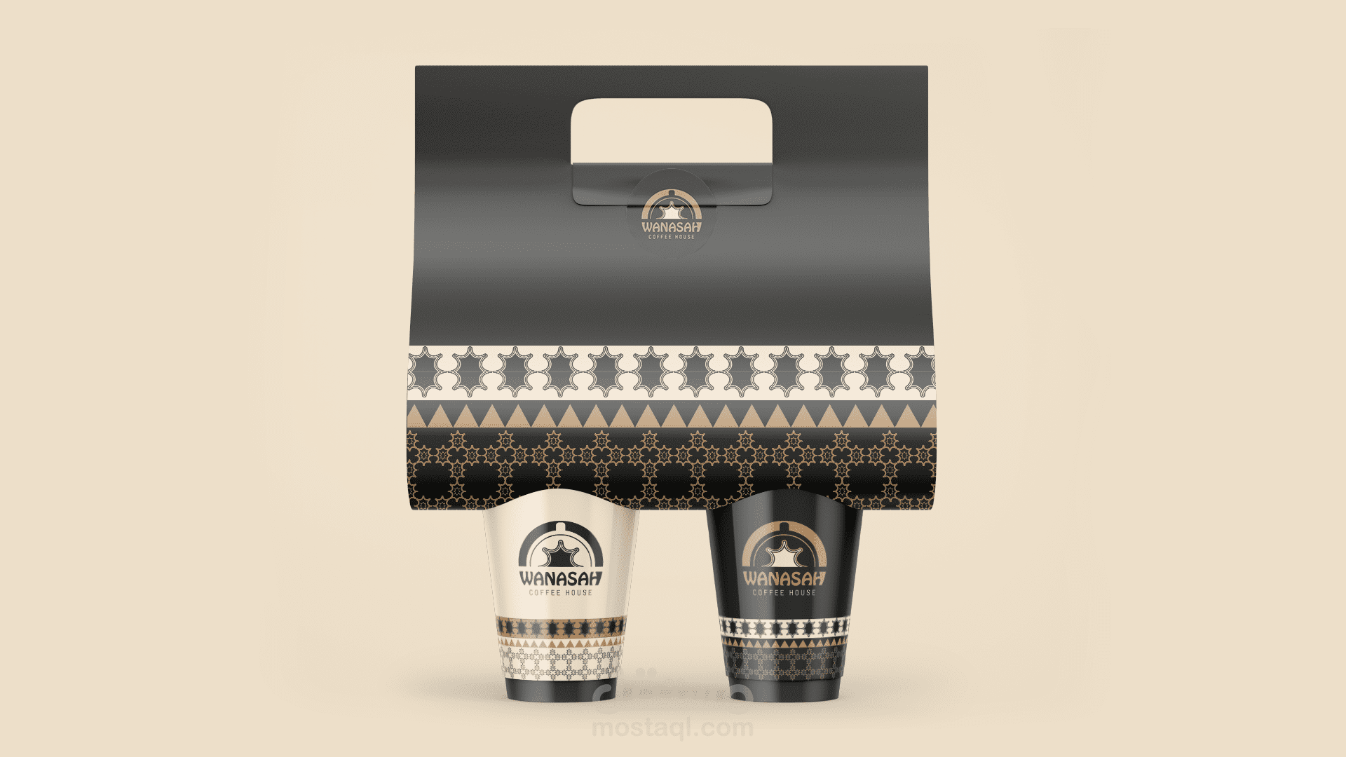 تصميم لوجو وهوية بصرية وناسه